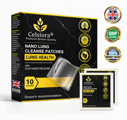 😍💖Celsiora® Nano Lung Cleanse Patches (stubborn mucus, COPD, chest tightness, shortness of breath, persistent cough, pneumonia)