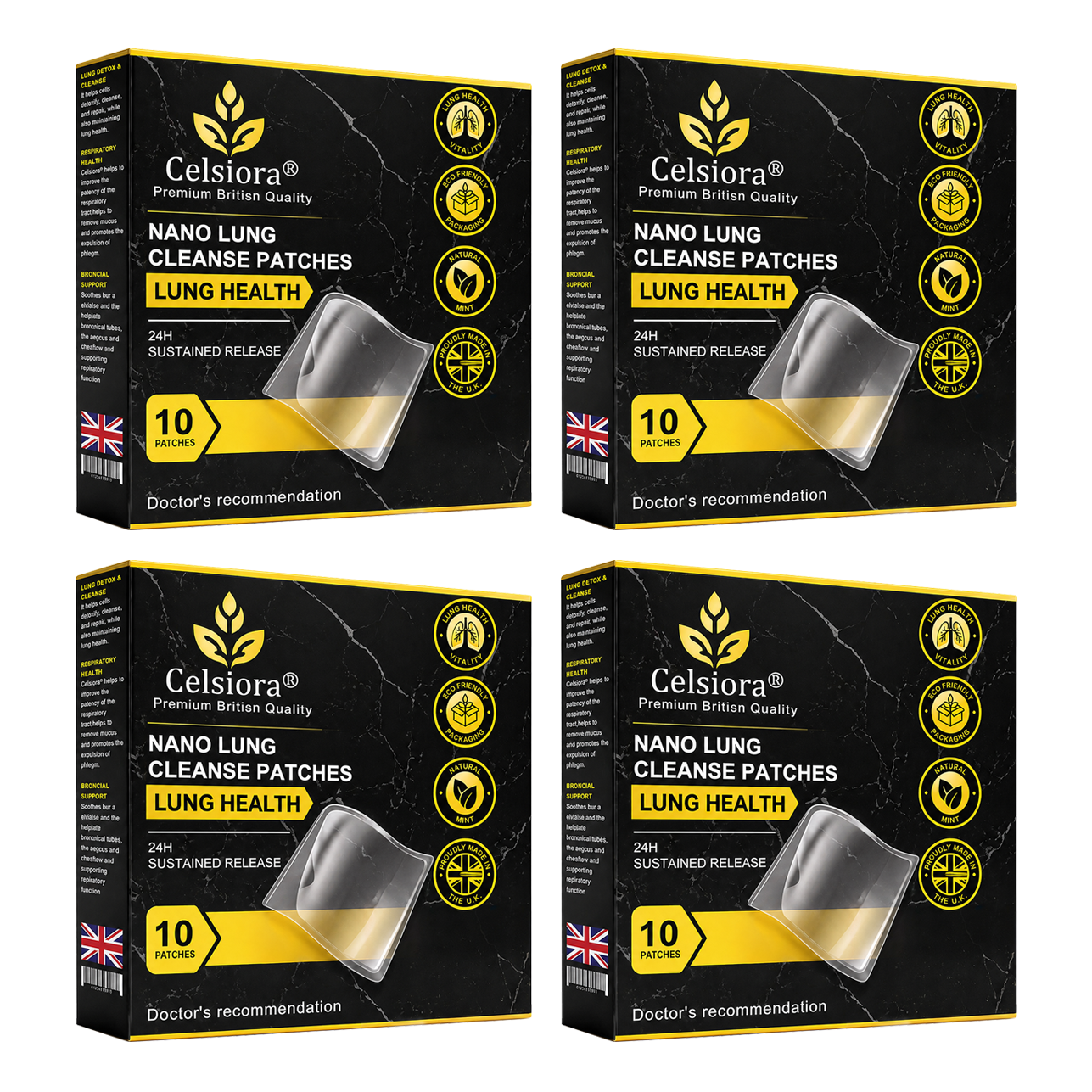 😍✨Celsiora® Nano Lung Cleanse Patches (stubborn mucus, COPD, chest tightness, shortness of breath, persistent cough, pneumonia)