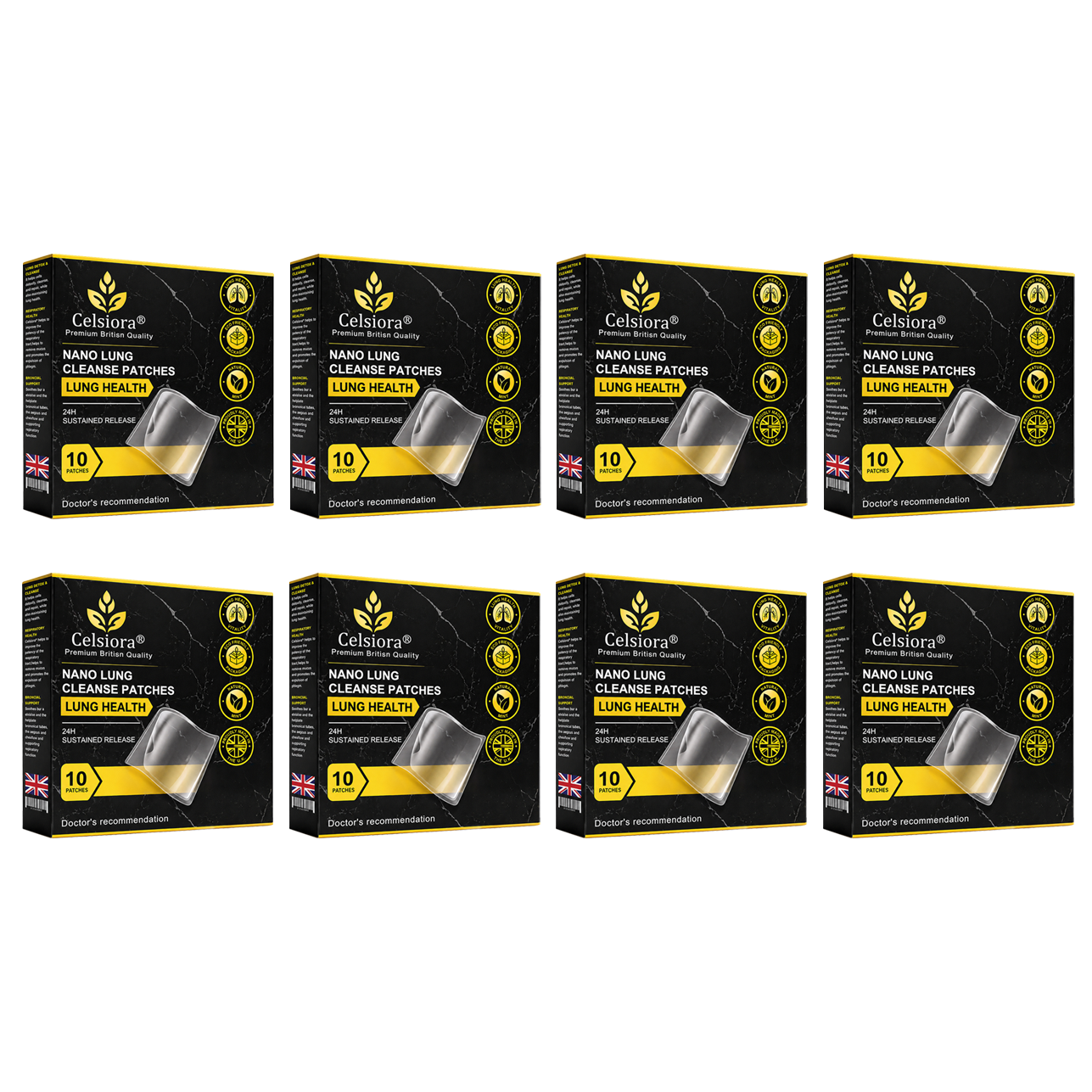 😍✨Celsiora® Nano Lung Cleanse Patches (stubborn mucus, COPD, chest tightness, shortness of breath, persistent cough, pneumonia)