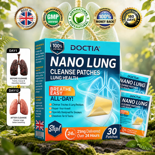 💖❤️DOCTIA® Nano Lung Cleanse Patches (Helps relieve difficulty coughing up phlegm, shortness of breath, excessive mucus and lung infections)